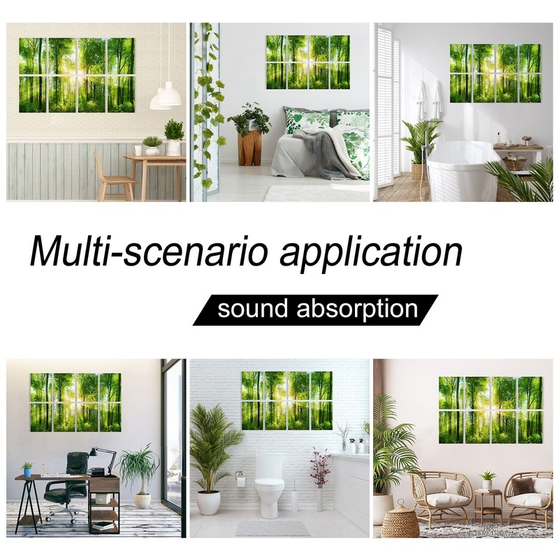 YPY Sound Proofing Panels for Walls: 8 Pack 48"x32" Decorative