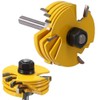Bestgle 1/4 Inch Shank Slot Cutter Router Bits Adjustable 3