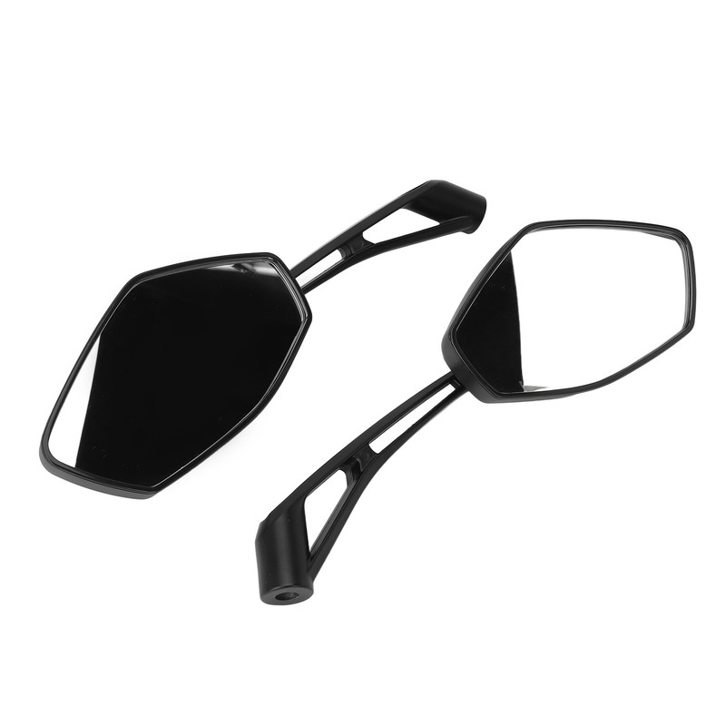 2PCS Motorcycle Rearview Mirror Clear Vision Wide Angle Shockproof Handlebar