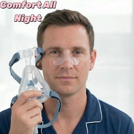 (12 piezas) Almohadillas nasales de gel Almohadillas nasales universales para mascarilla CPAP Se pueden recortar Material flexible Diseñado