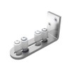 CCJH Stainless Steel Adjustable Lower Sliding Door Guide