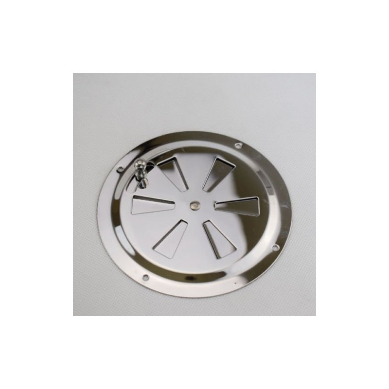 2PCS Round Butterfly Ventilator Vent Cover Stainless 5" Marine Boat