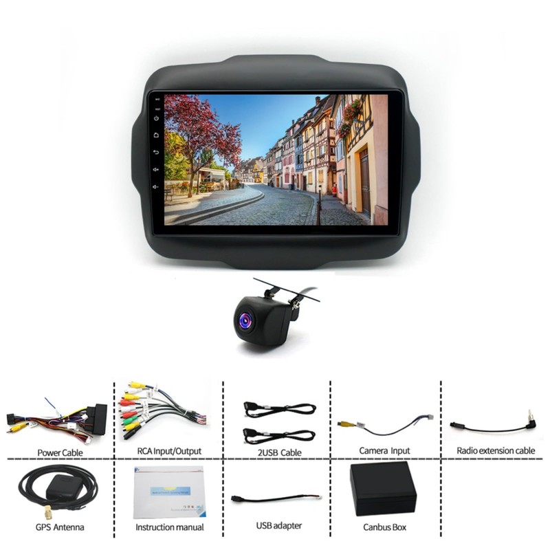 IKASEFU 9" Android 13 Wireless CarPlay Android Auto Car Radio