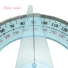 YTgilo 360 Degree Rotating Indicator Pin Circular Protractor 3.93inch Plastic