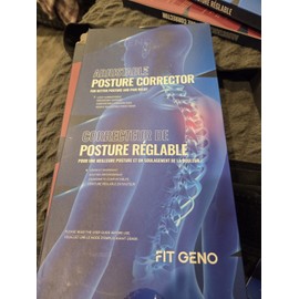 Fit Geno Women's Back Brace and Posture Corrector Size Small