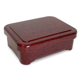 J-kitchens Eel Heavy Box, Unaju Heavy Box, Corner Round Large Bowl, Goto Nuriai Vermilion, Eel (Unagi), Heavy Box, 7.0 x 5.3 x 2.6 inches (17.7 x 13.5 x 6.5 cm), Made in Japan (08)