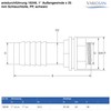 VARIOSAN Tank Feed-Through 16249, 1 Inch Male Thread x 25