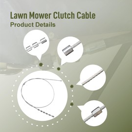 ASTROSYNC Lawn Tractor Brake Clutch Cable Fit For Various Briggs and Stratton Engines Models, Lawn Mower Clutch Cable Replace 7022449YP