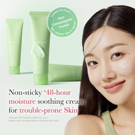 Medicube Exosome Cica Tea Tree Cream for Sensitive Skin with Centella Asiatica help reduce redness and breakouts. | Low-irritating, Moisturizing Daily Texture Care | Korean Skincare | 1.7 fl oz