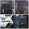 WORKPRO Magnetic Screwdriver Organizer and Wrench Organizer, Aluminum Rail Magnetic