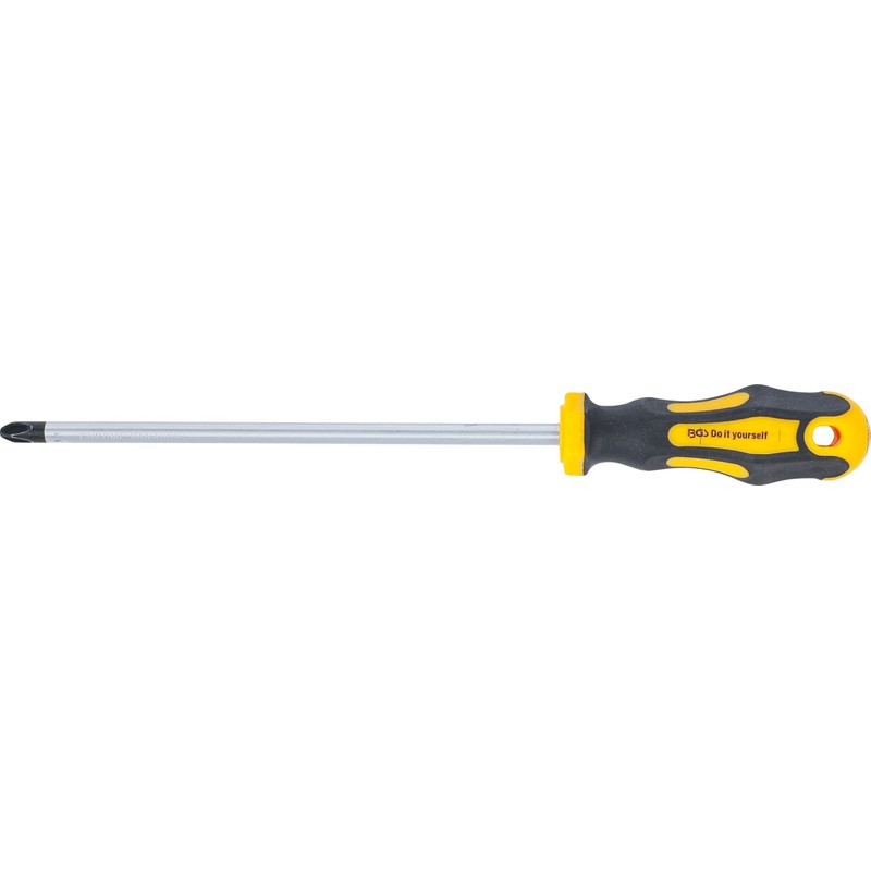 Kraftmann 7946-PH3 Phillips Ph Screwdriver, Silver/Yellow/Black, 3 x 200 mm