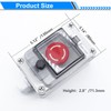 mxuteuk 1NC 1NO E-Stop Switches with Box Red Mushroom Emergency