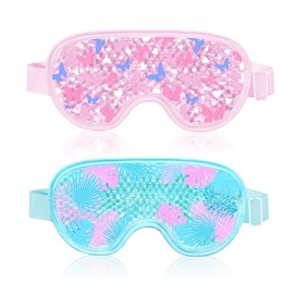 2Pcs Máscara De Ojos De Gel De Enfriamiento, Reutilizable, Terapia De Frío Caliente, Máscara De Ojos Fría Para Después De La Cirugía, Hinchazón, Ojeras, Bolsas Para Los Ojos, Ojos Secos, Migr