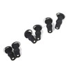 Hibbent 6 Pack Universal Toilet Seat Hinges Screw, Blind Hole