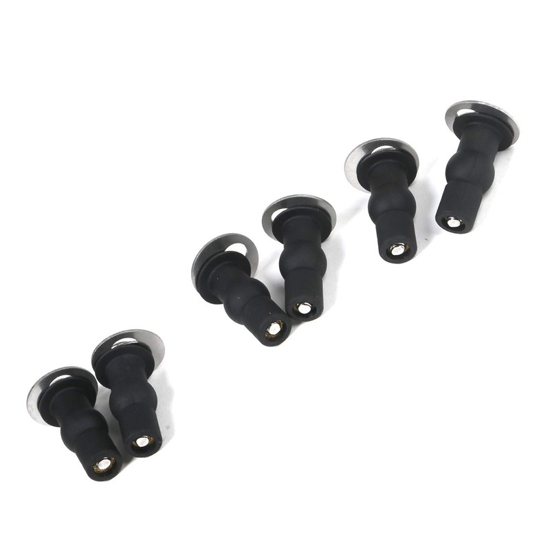 Hibbent 6 Pack Universal Toilet Seat Hinges Screw, Blind Hole