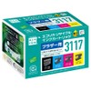 EC-LC31174PKA (ECI-BR3117-4P) Remanufactured Ink Compatible with EC-LC3117-4PKA (ECI-BR3117-4P) Remaining Capacity