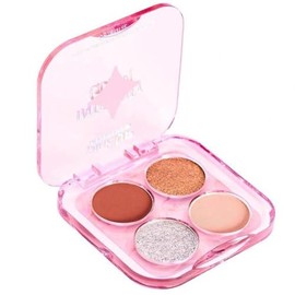 PINK UP | Intensity Glam | Alta pigmentación | Larga duración | Fácil de difuminar | Sombras mate y metálicas | Maquillaje | Sombras para ojos | 4 ton