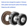 Front Load Washer Tub Bearings and Seal Kit Compatible with