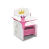 Delta Children Princess Crown Chair Desk with Storage Bin -