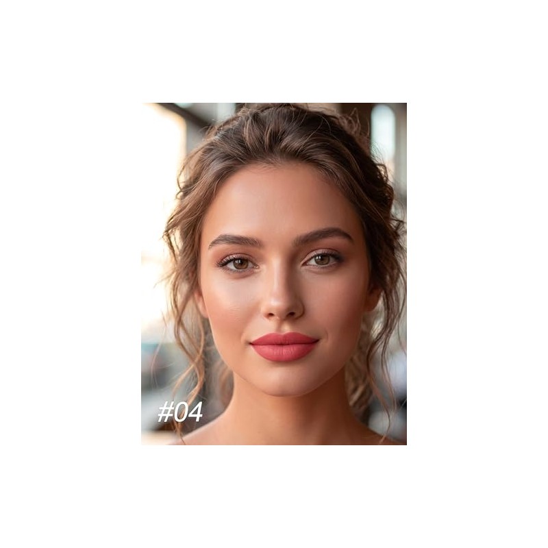 Erinde Lápiz de Labios Mate para Mujer, Lápiz Labial de