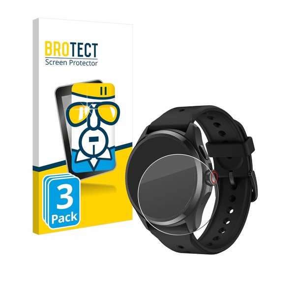 brotect Tempered Glass Screen Protector compatible with Mobvoi TicWatch Pro