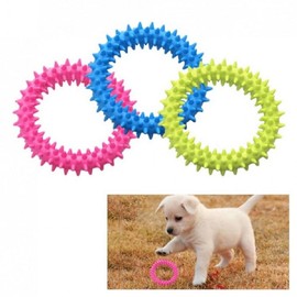 Pet Chew Ring Dog Toy - Color Ring for Tug Play & Tartar Removal Pet Chew Random BL05585 100ea