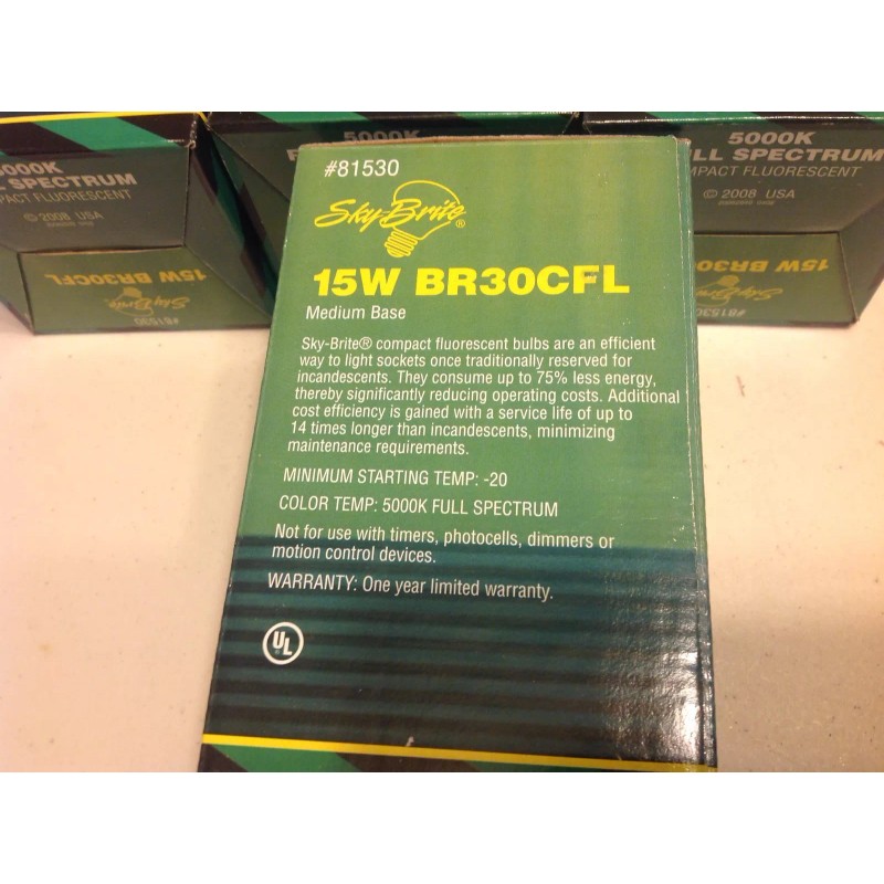 Skybrite 15 watt cfl light bulb