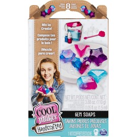 Cool Maker, Handcrafted Gem Soaps Activity Kit, Makes 8 Soaps, for Ages 8 & Up