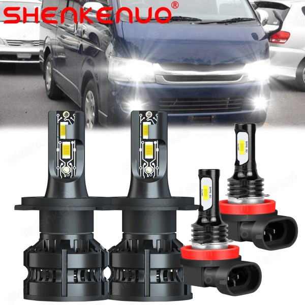 SHENKENUO For Toyota HiAce 2006-2020 Combo LED Headlight High/Low Beam