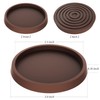 Furniture Coasters Caster Cups Furniture Leg Protectors 2.5 Inch 4pcs