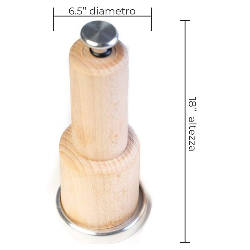 Mastertec Nutcracker and Almond Geppetto ; Almond Crusher in Wood