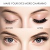 Mojiacong 6Pairs Magnetic Eyeliner Lashes, 3D Natural Look Magnetic Lashes,