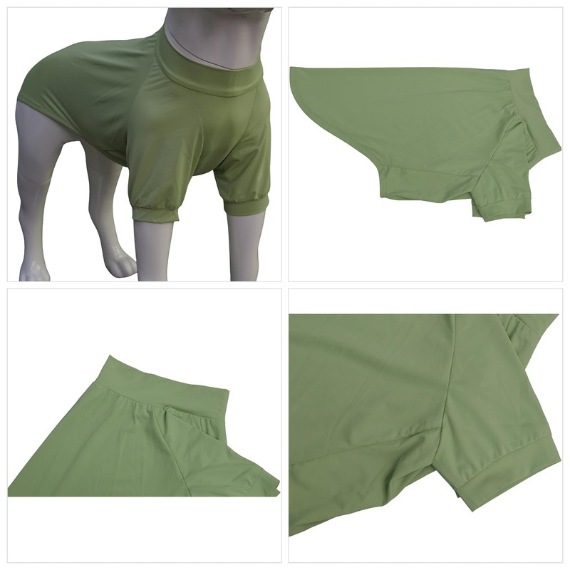 LoveLongLong Spring Summer Cooling Dog T-Shirt with UV Protection and