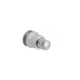 CRL LK49 Polished Chrome Push Button Lock for Cabinet Glass Door