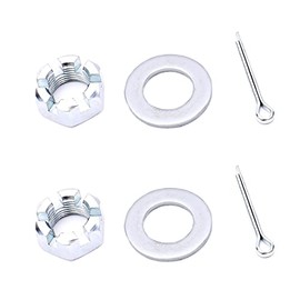 FKG Rear Axle Castle Nut kit fit for 2015-2019 Polaris RZR XP 1000, 2015-2019 Polaris RZR XP 4 1000, 2016-2019 Polaris RZR XP Turbo 1000, 2016-2019 Polaris RZR XP 4 Turbo 1000, Set of 2