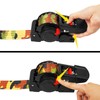 ANLULOAD 2 Packs Retractable Ratchet Straps (1.5in x 12.3ft),Cargo Strap
