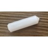 NATURAL WHITE AGATE SINGLE TERMINATED GEMSTONE CRYSTAL PENCIL POINT (ONE)