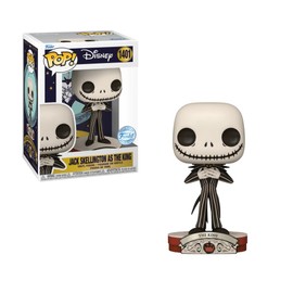Funko The Nightmare Before Christmas Jack Skellington As The King Vinyl Figure Exclusive Pop! 1401