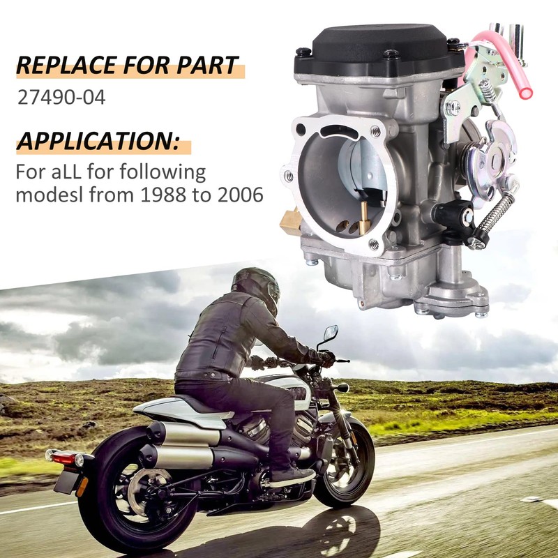 KIPA Carburetor For Dyna Electra Glide Fatboy Softail Sportster 1200