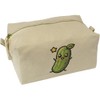 'Cute Kawaii Pickle' Canvas Wash Bag/Makeup Case (CS00039464)