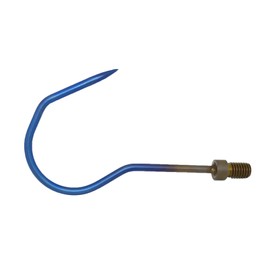 64 Titanium Medium Triangular Pyramid Gaff, Deep Piercing Type, Anodized, Rainbow Shine, Ultra Light, 6.5 oz (185 g)