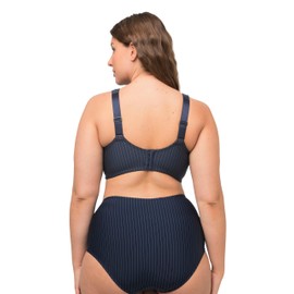 Ulla Popken Women's Bootcut Jeans, midnight blue