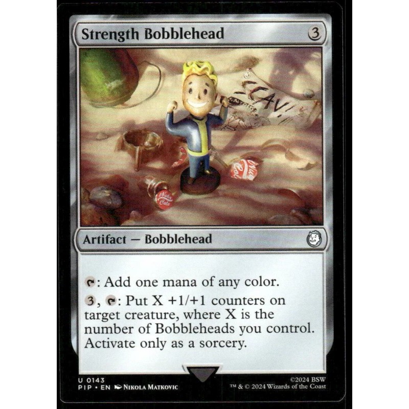 MTG Universes Beyond Fallout Commander Set of 7 Bobblehead EDH