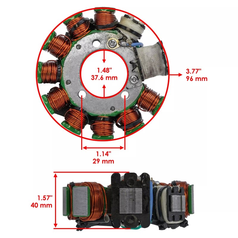 For Yamaha Stator for Yamaha Trailway 200 TW200 1988 -