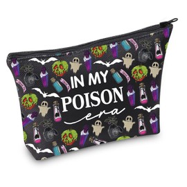 TSOTMO Poison Zipper Bag Villains Gift in My Poison Era Makeup Bag for Villains Fans Witches Gift Evil Gift Pick Your Poison Gifts (Poison ERA Bag)