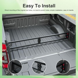 SZYANG Truck Bed Divider Compatible with 2019-2025 Chevy Silverado GMC Sierra 1500 Truck Bed Organizer Cargo Manager Replacement for 19-25 Chevy Silverado Accessories (Compatible with 19-25 Silverado)