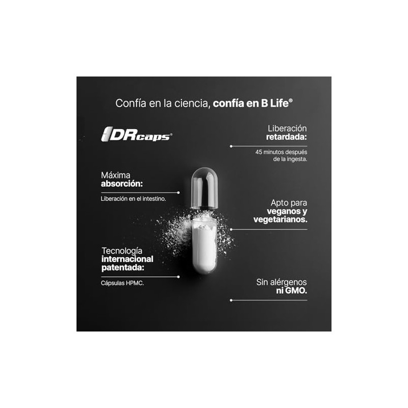 B Life Probióticos 60 Billones para Mujer 120 cápsulas