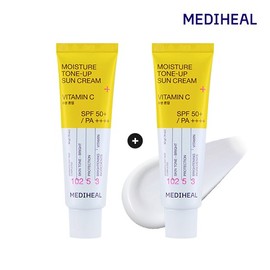 Mediheal Vitamin C Moisture Tone-Up Sun Cream 50ml Double Set [50ml x 2] / 메디힐 비타민씨 수분 톤업 선크림 50ml 더블구성 [50mlx2]