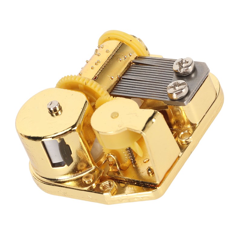 Windup Musical Movement 18 Note Pleasing Melody Alloy Easy Mounting