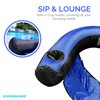 SWIMLINE ORIGINAL Fabric Covered U-Seat Inflatable Pool Lounger | With
